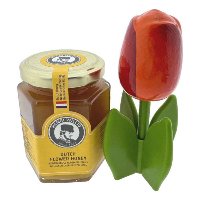 Dutch Gold: Flower Honey & Wooden Tulip