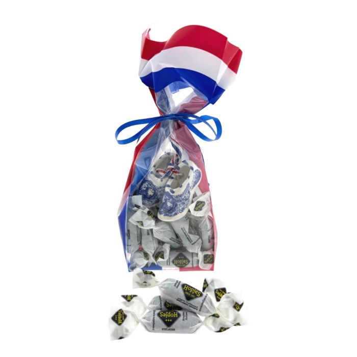 Hollandse Hopjes in Zakje met Klompjes