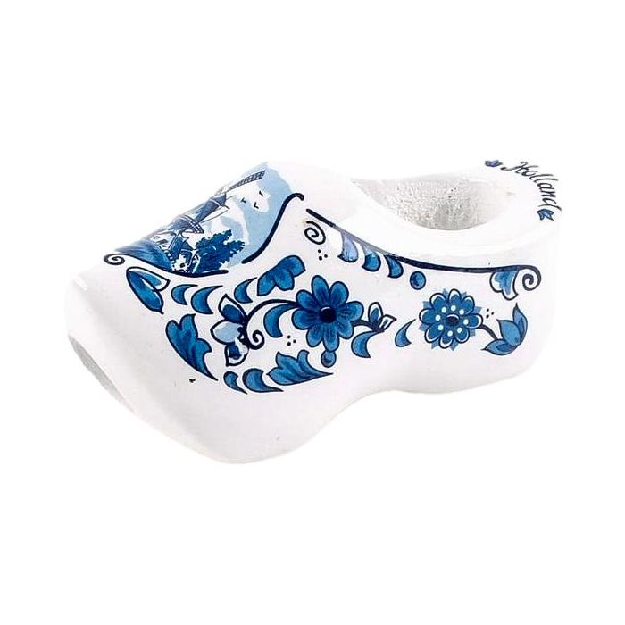 Houten sjaalklomp, Delfts Blauw