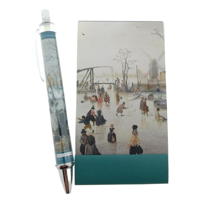 Notebook and Pen Ice Scene, Hendrick Avercamp