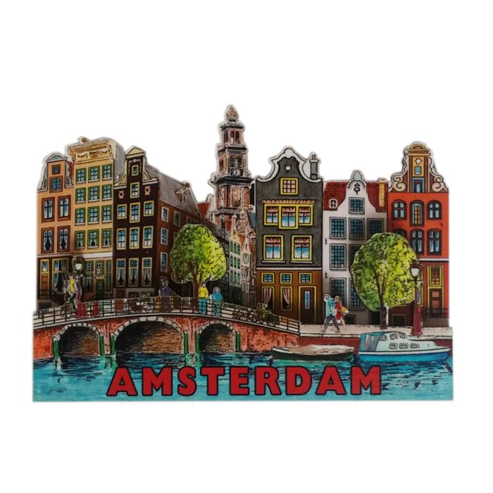 Fridge Magnet Amsterdam Canals