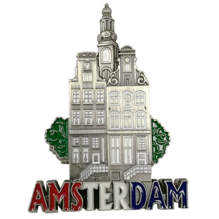 Magnet Clip "Canal Houses" - Tin
