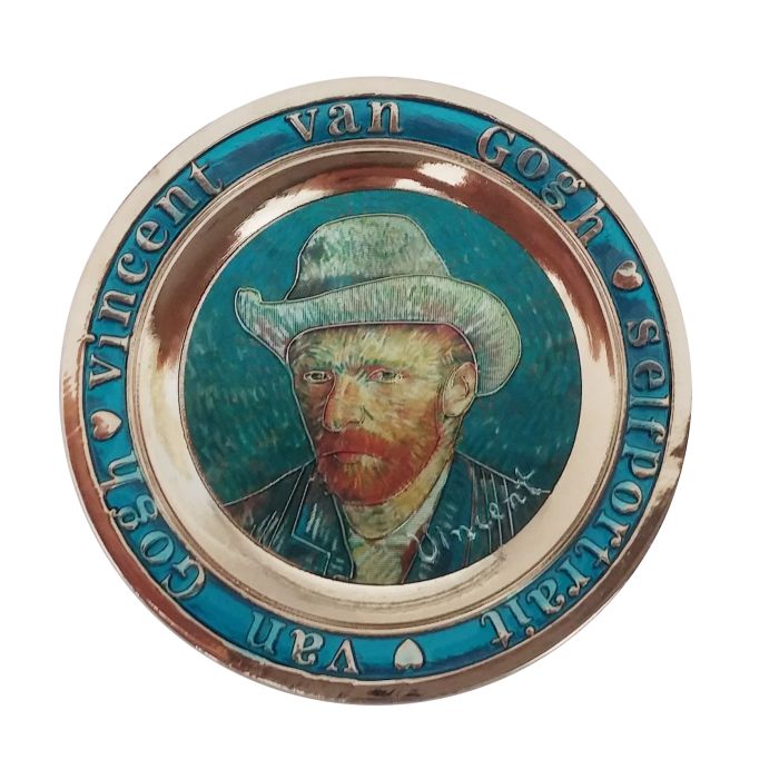 Magneetbordje zelfportret Vincent van Gogh