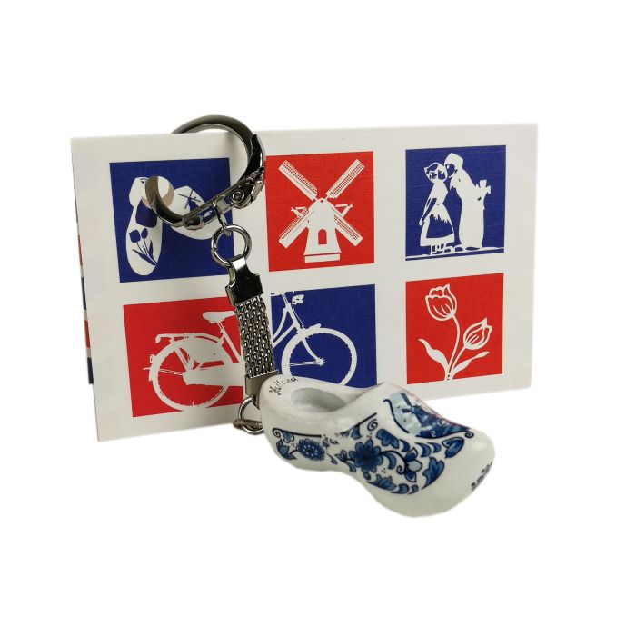 Cadeaukaartje Holland met sleutelhanger