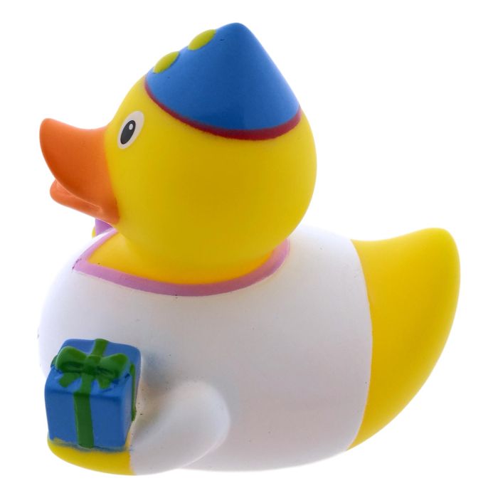 Badeend Verjaardag - Wit 