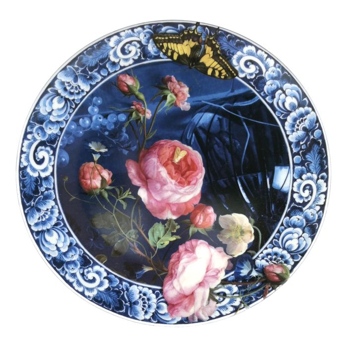 Wandbord "Bloemen van de Gouden Eeuw", 26 cm 