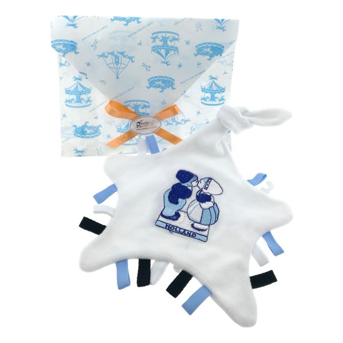 Knuffeldoekje / tutdoekje - Kussend Paar in cadeauverpakking