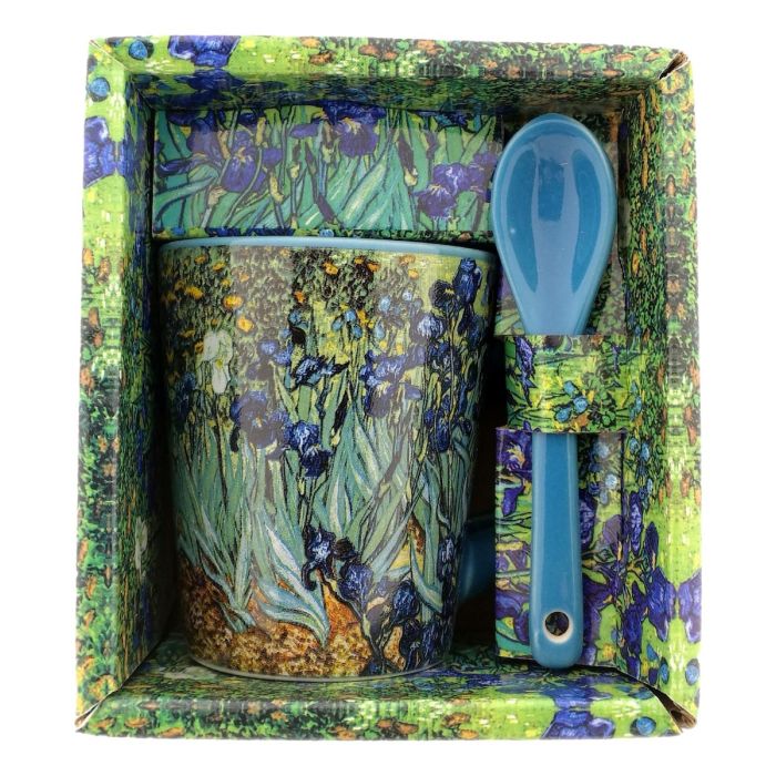 Espressokopje "Irissen"  Cadeauverpakking 75ml - Van Gogh