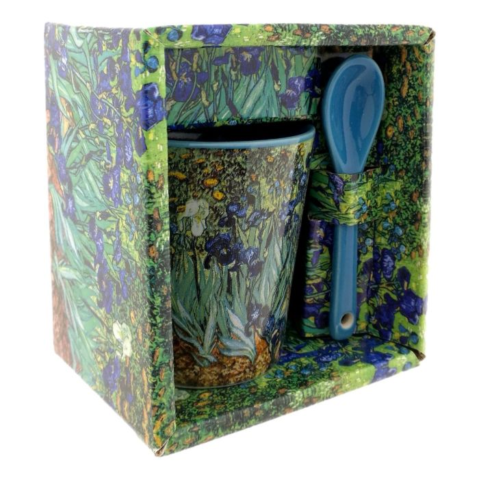 Espressokopje "Irissen"  Cadeauverpakking 75ml - Van Gogh