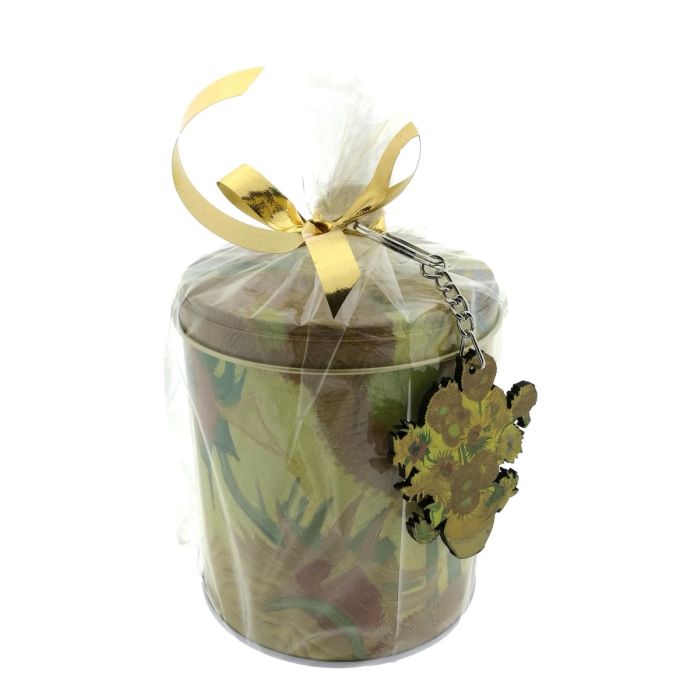 Stroopwafel geschenk "Zonnebloemen"