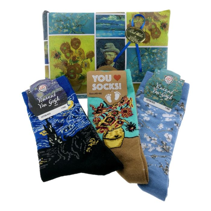 Cadeauset Heren Sokkenset "Van Gogh" 