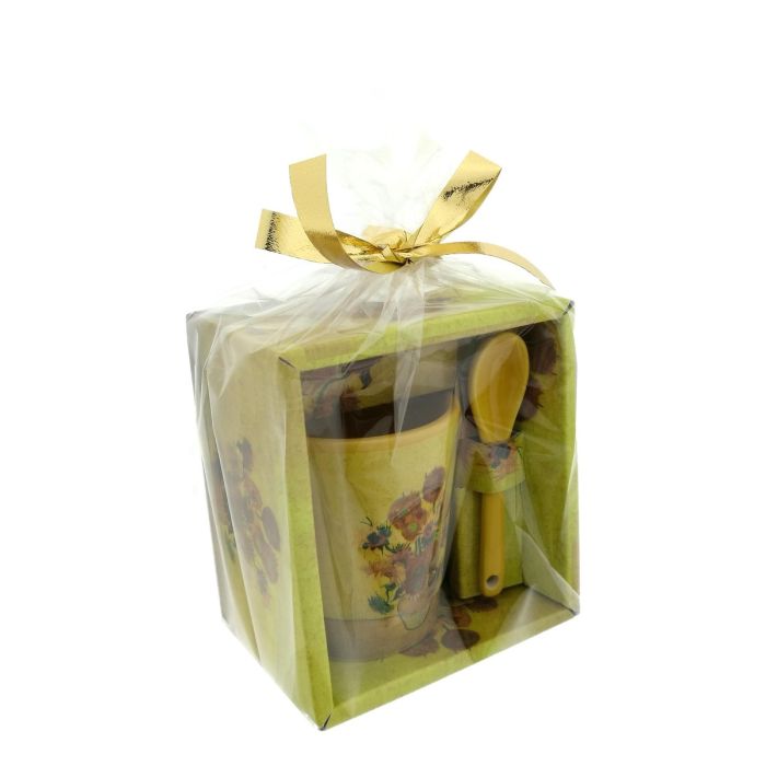 Espressokopje "Zonnebloemen" Cadeauverpakking 75ml - Van Gogh