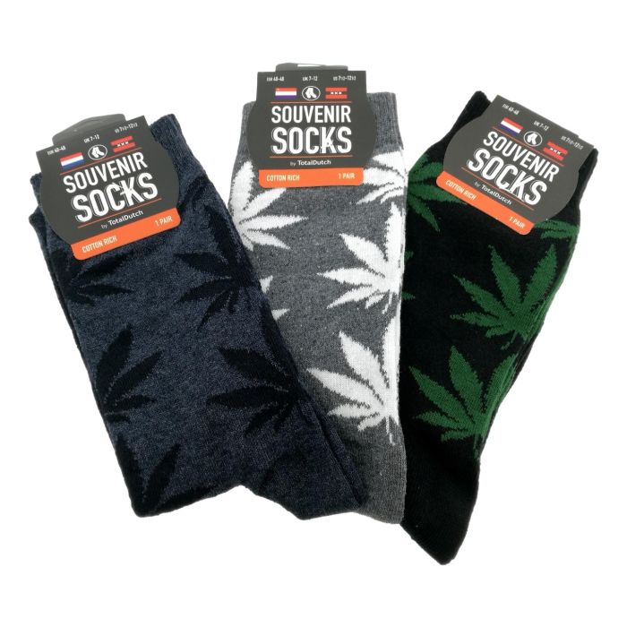 Set of 3 pairs of "Weed Socks"