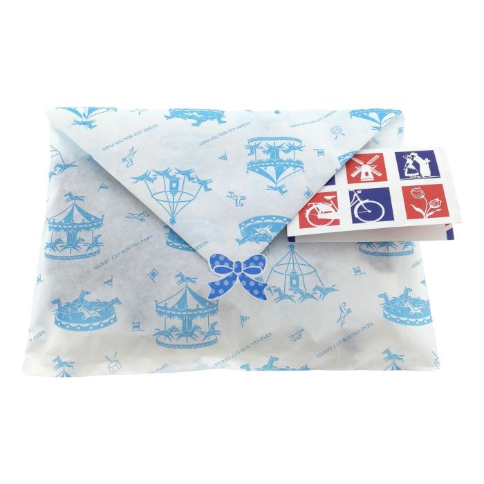 Baby Rompertje Delfts blauw grachtenpand
