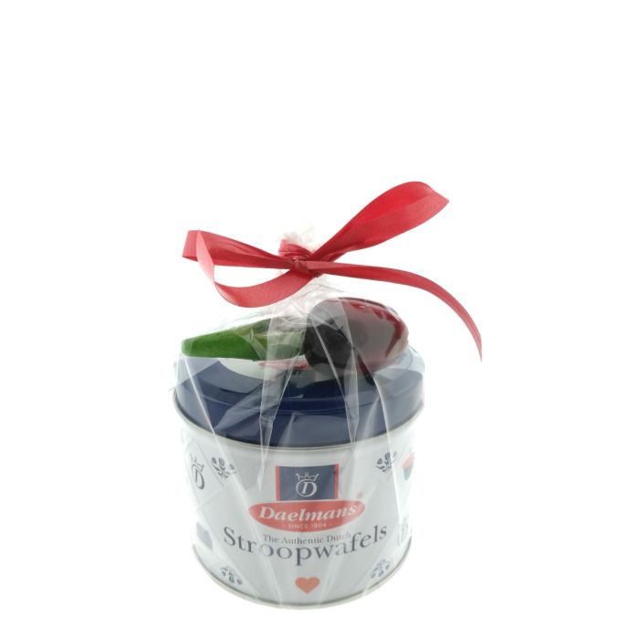 Stroopwafels met Rode Tulp Magneet "Holland"