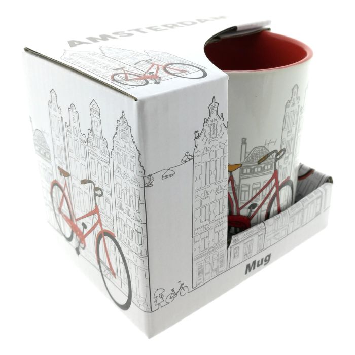 Mok Rode Fiets Amsterdam