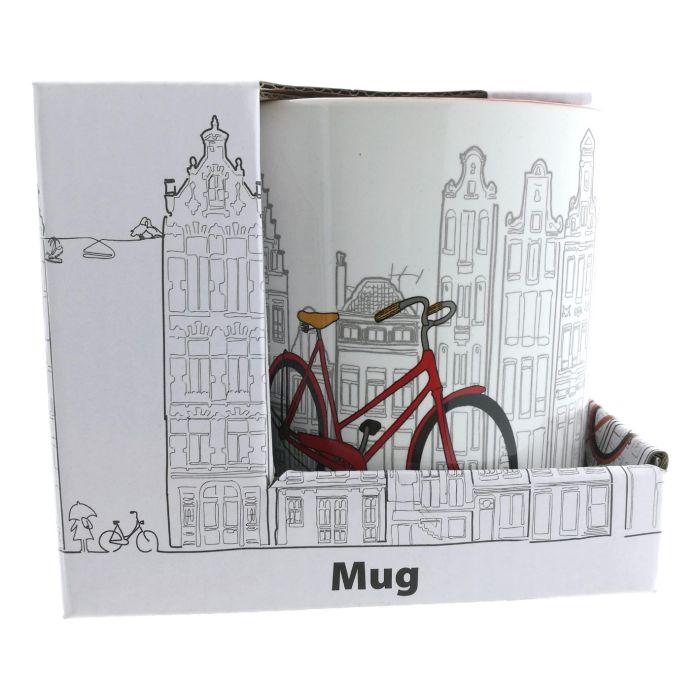 Mok Rode Fiets Amsterdam