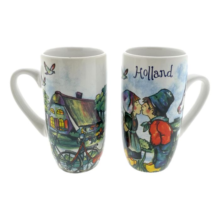 Cadeaudoos 2 mokken Kleurrijk Holland