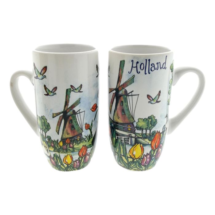 Cadeaudoos 2 mokken Kleurrijk Holland