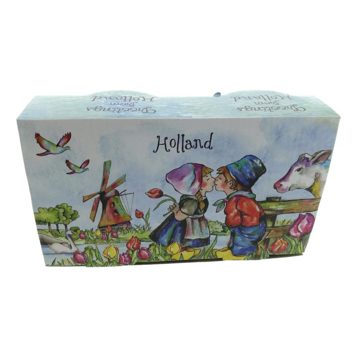 Cadeaudoos 2 mokken Kleurrijk Holland