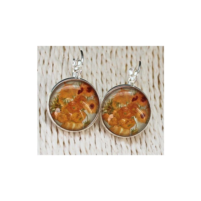 Earring set Sunflowers