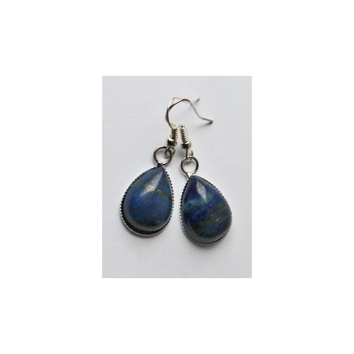 Set Lapis Lazuli drop earrings 18x13mm