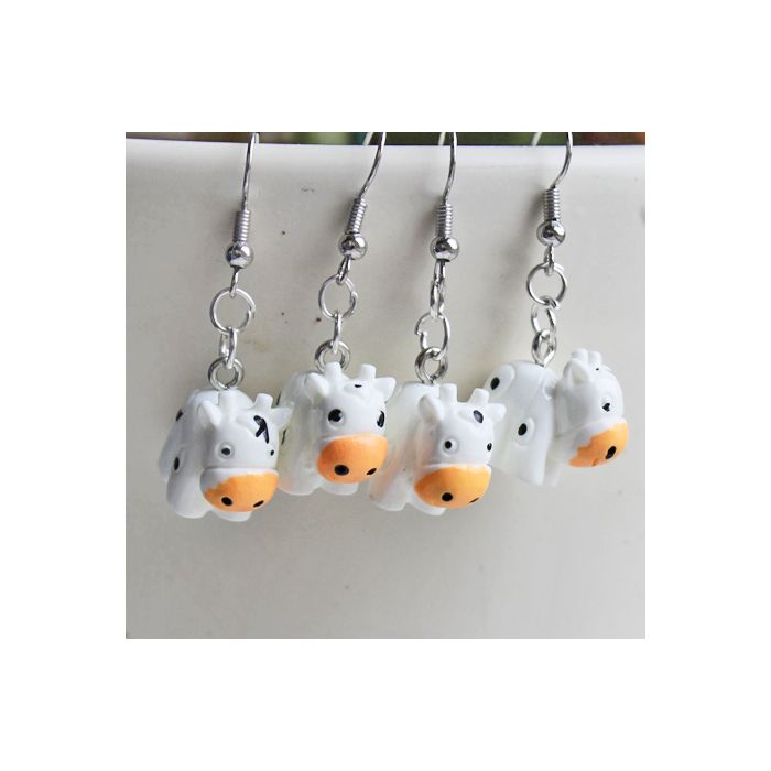 Set earrings Dutch cows