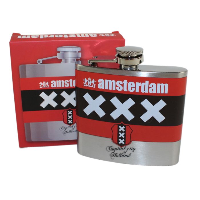 Heupfles Amsterdam - Capital City, 150 ml