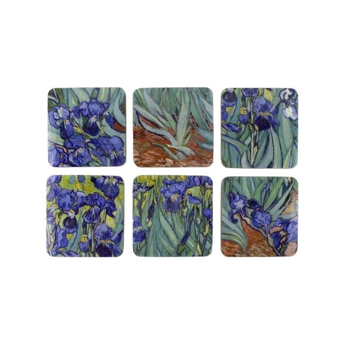 Vincent van Gogh Coasters - Irises (Set of 6)