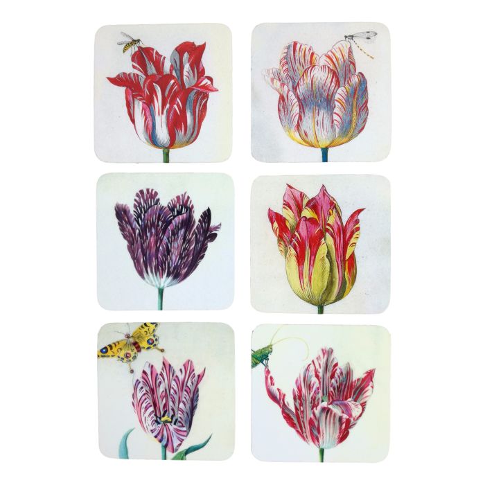 Onderzetters "Het Tulpen Boek" Jacob Marrel 