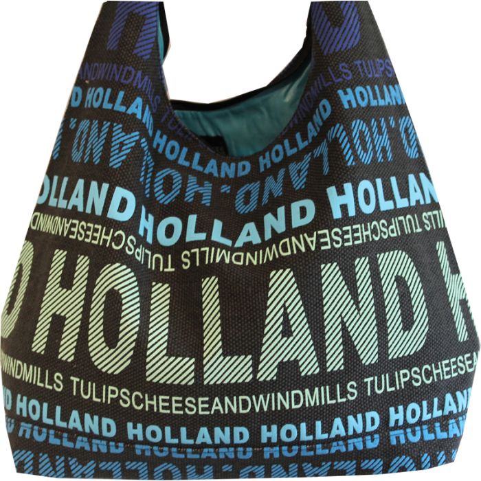 Shoulderbag Julia L Holland in black/blue