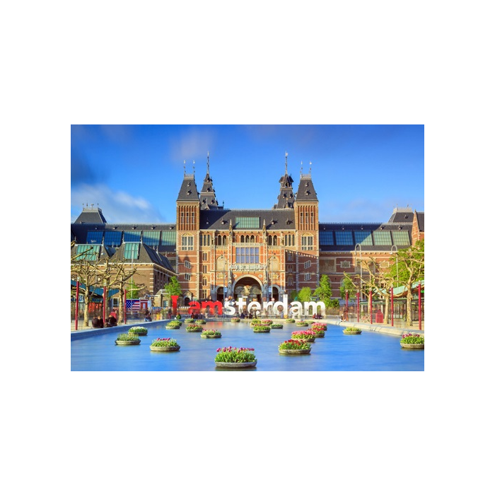 3D Ansichtkaart Rijksmuseum, I Love Amsterdam