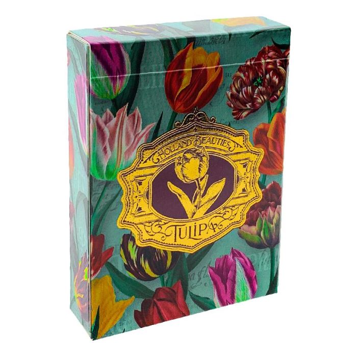 Speelkaarten "Pretty Tulips Groen"