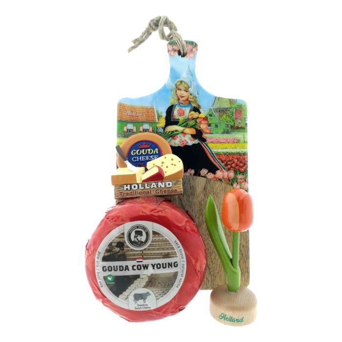 Cadeauset Kaas Oranje Tulp