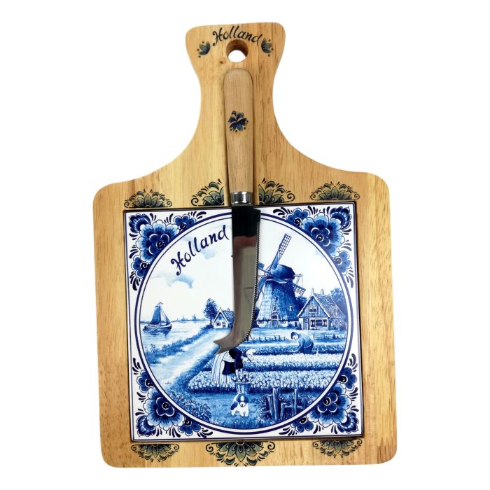 Cheeseboard with Knife, Windmill 
