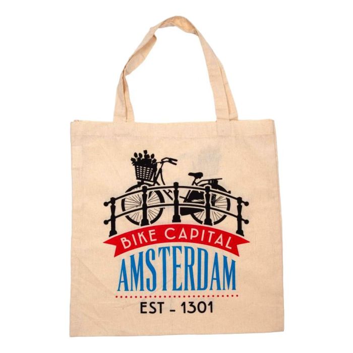 Shopper - Katoen "Bike Capital Amsterdam"