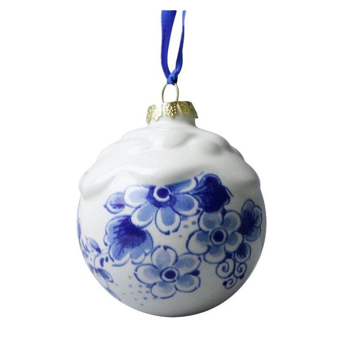 Christmas ball "Snowball Delft Blue"