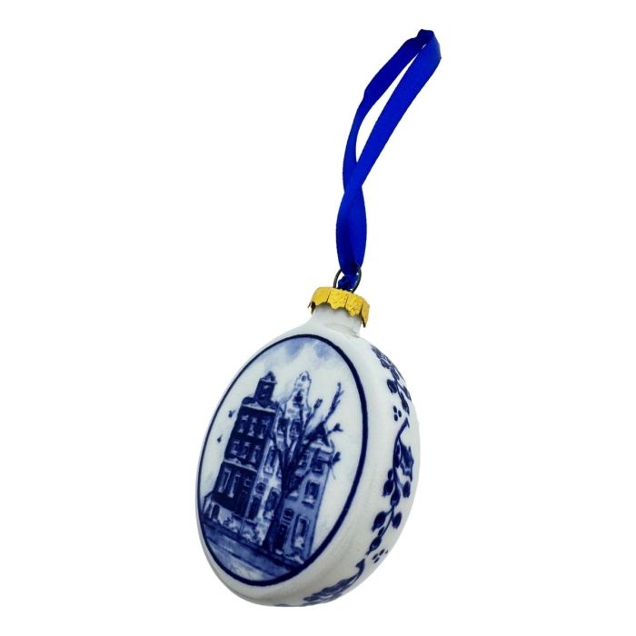 Flat Christmas Ornament: Amsterdam Houses (6 cm)
