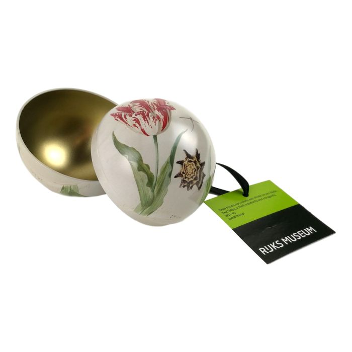 Kerstbal "Tulpen met insekten" door Jacob Marrel