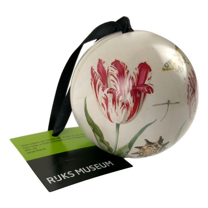 Kerstbal "Tulpen met insekten" door Jacob Marrel