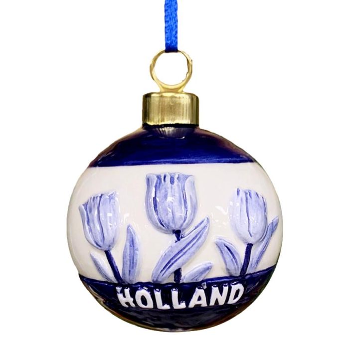 Kerstbal Drie Tulpen