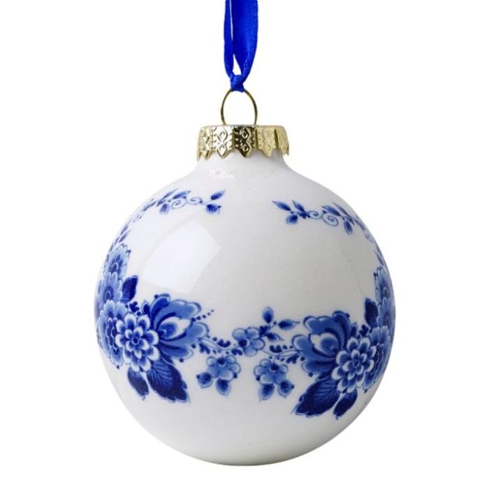 Christmas bauble Flowers, 7 cm