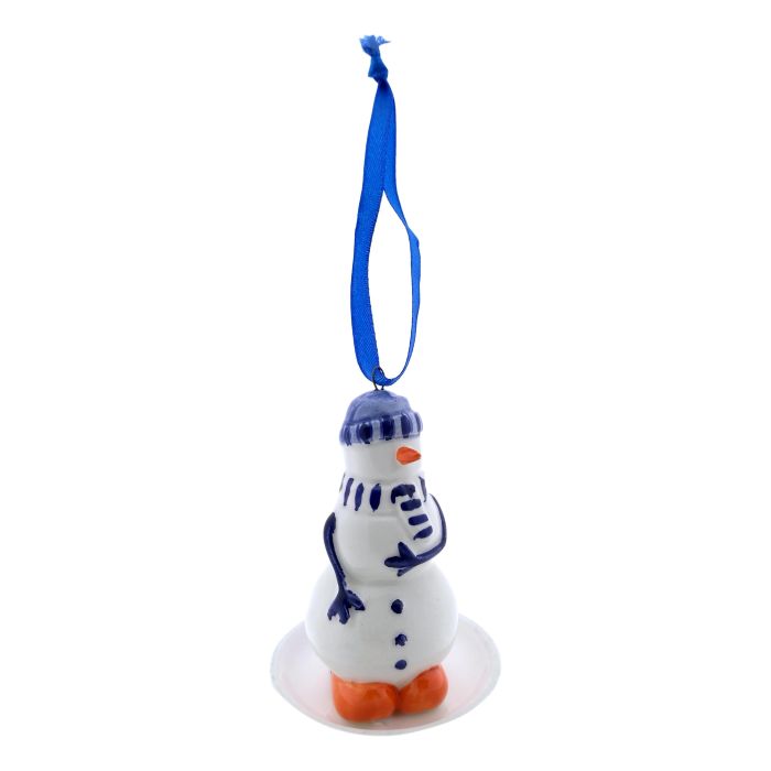 Kerstversiering, Kersthanger "Sneeuwman met  klompjes " 