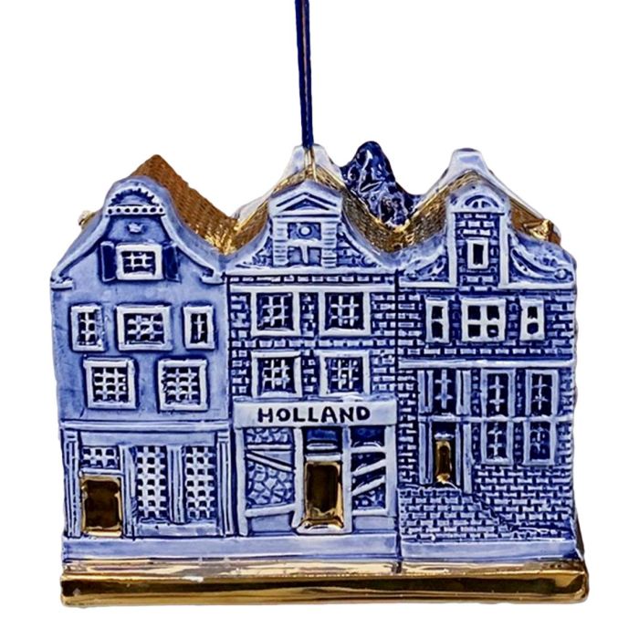 Christmas ornament Three Houses