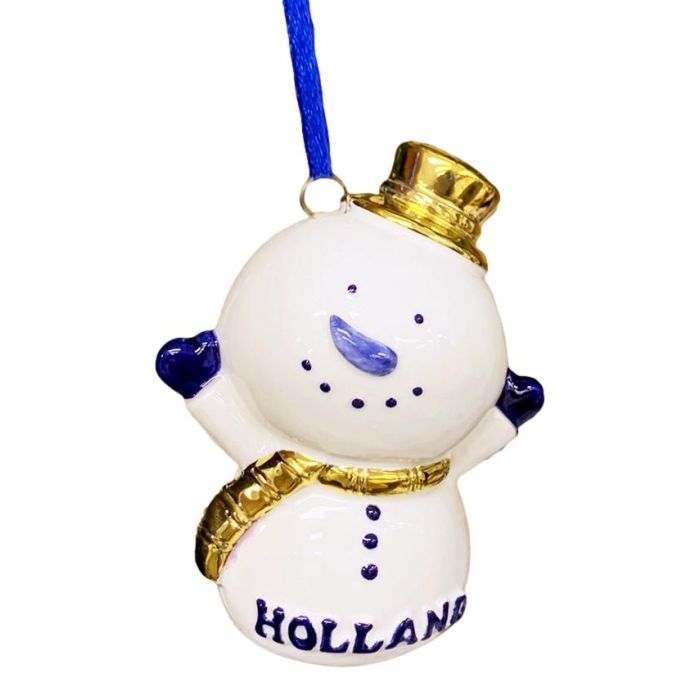 Christmas decoration "Snowman with hat"