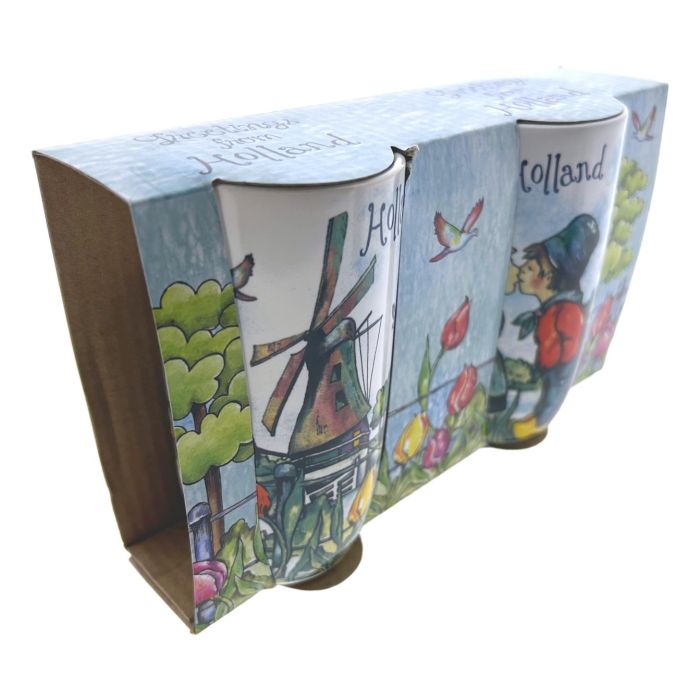 Cadeaudoos 2 mokken Kleurrijk Holland