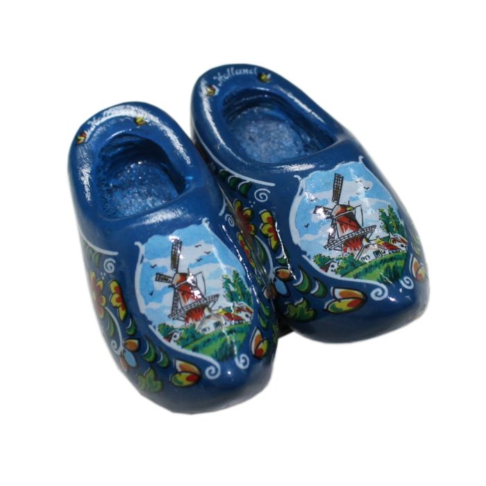 Clog Magnet Blue, Double 5 cm