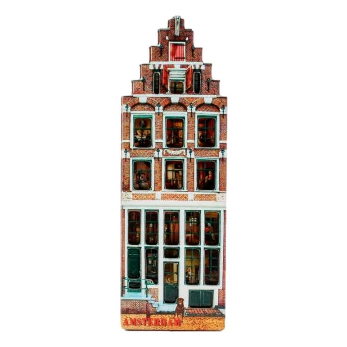 Fridge magnet "Amsterdam Egelantiersgracht"