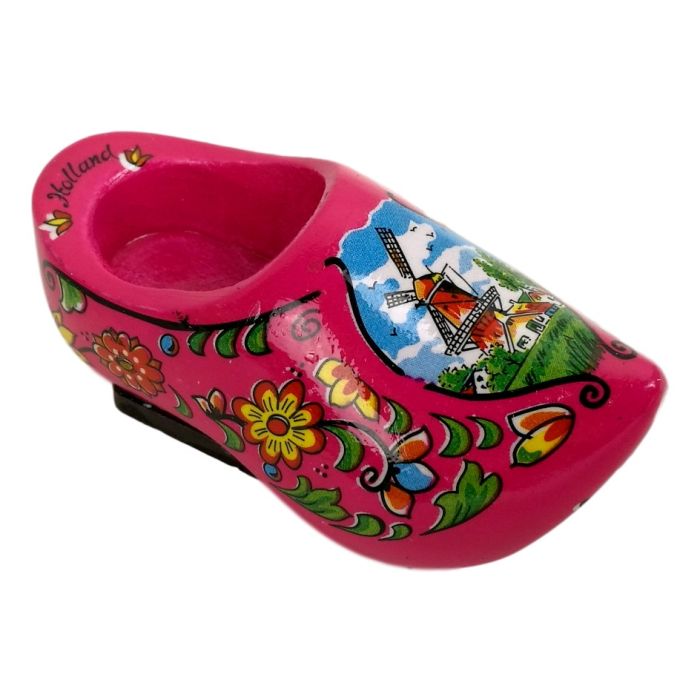 Fridge magnet Clog Magenta, 6 cm