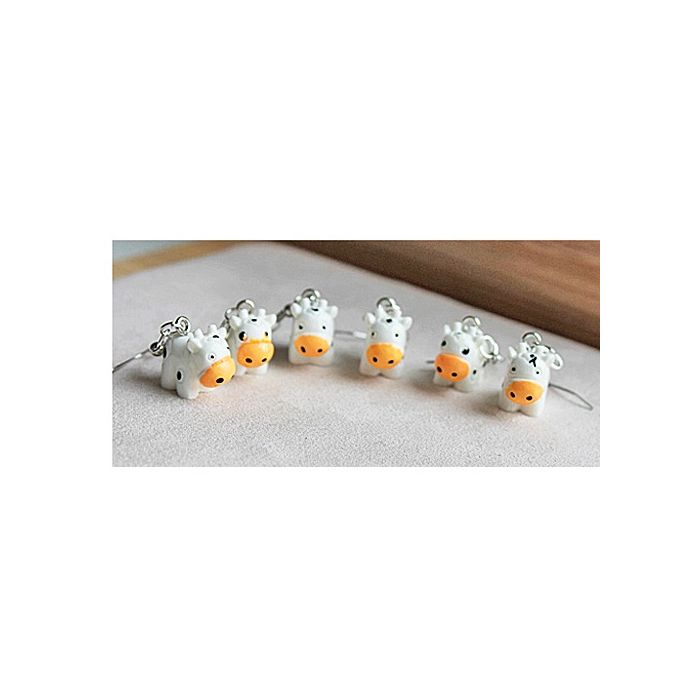 Set earrings Dutch cows